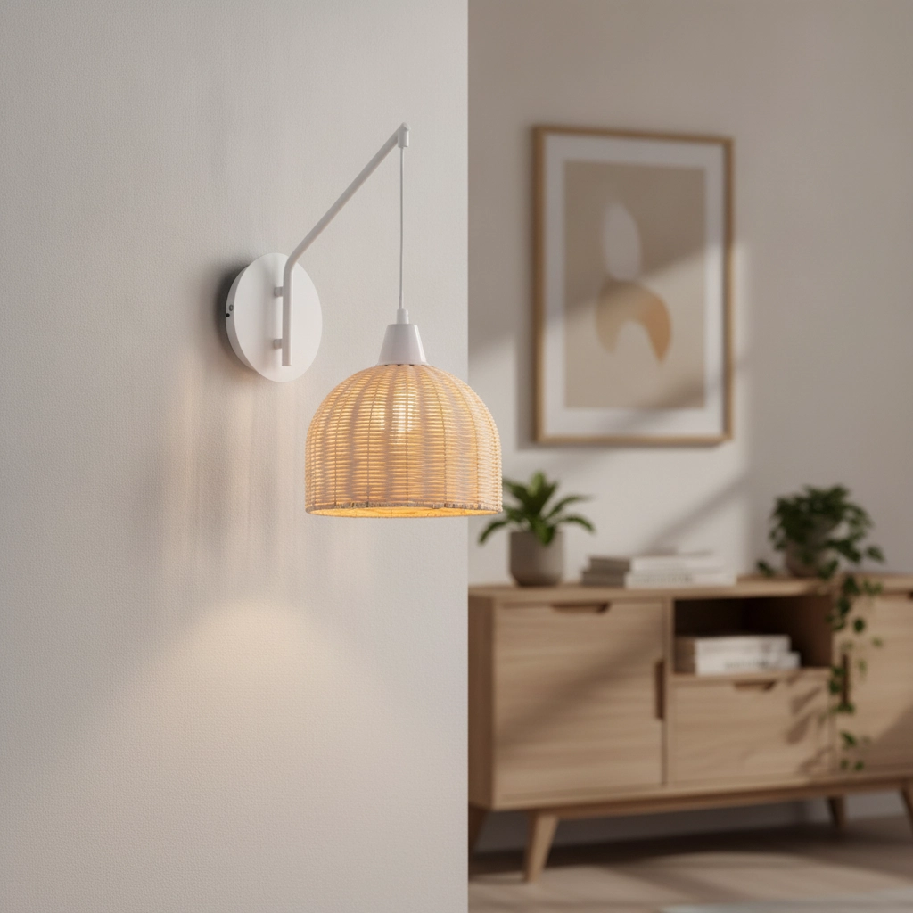 Wall lamp Fado white