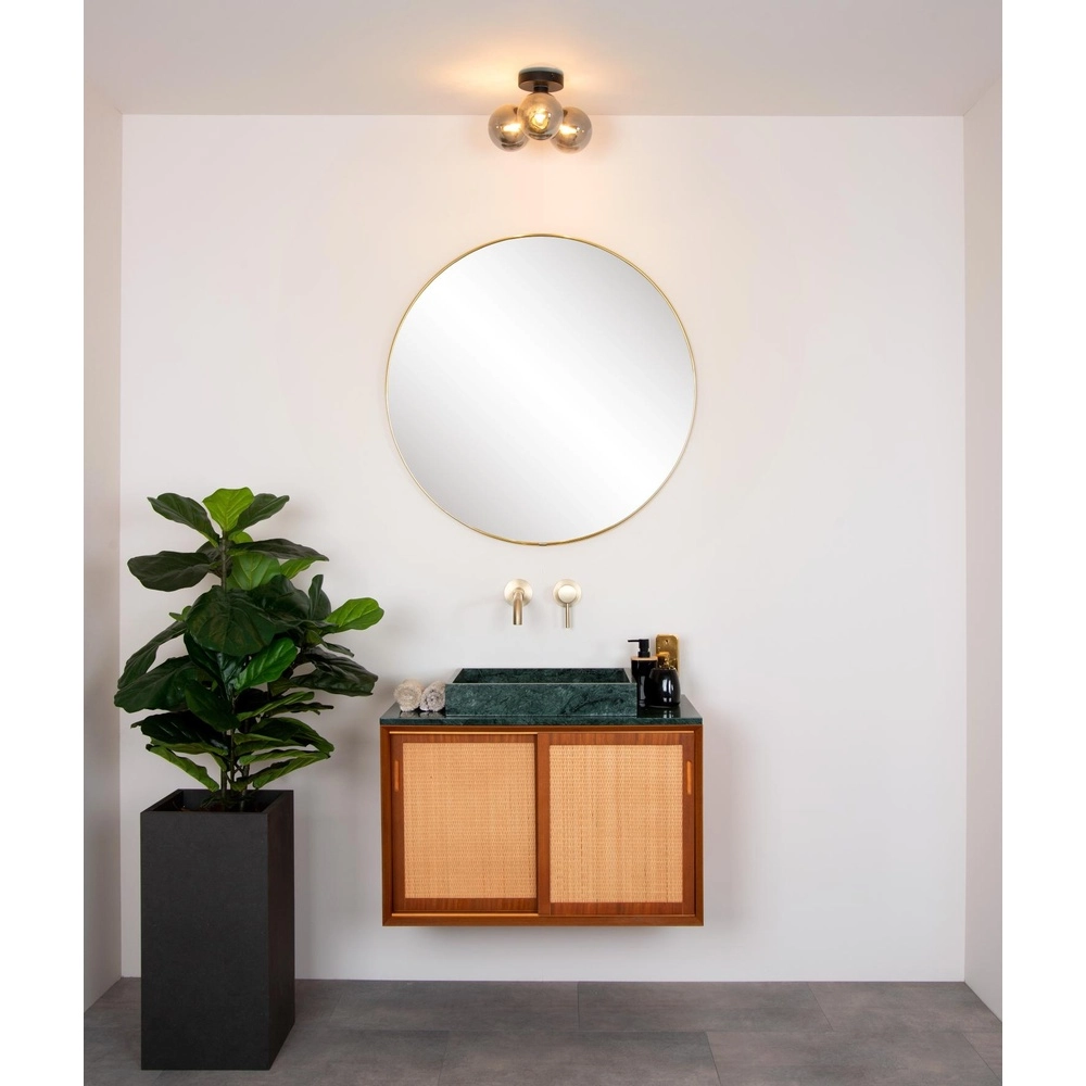 Ceiling lamp Trudy black 3-lights Lucide 5411212741028