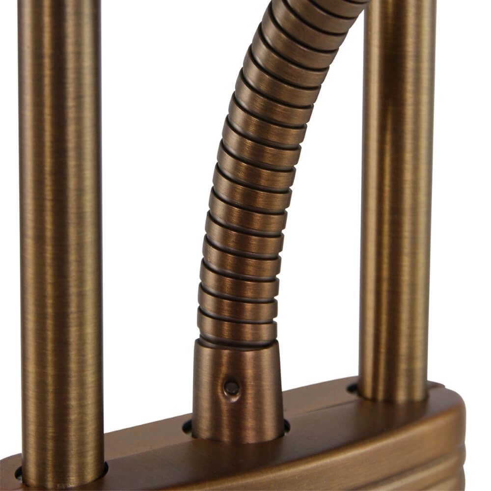 Floor lamp mexlite Up 180cm - 3000K bronze brown Steinhauer 8712746096347