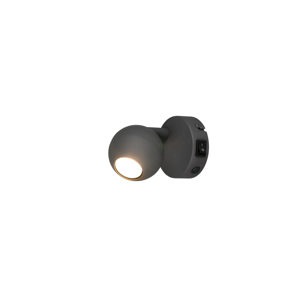 Surface-mounted spot Enaro only anthracite