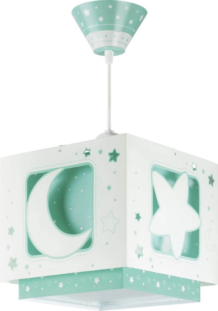 Children's room pendant lamp Moonlight turquoise Dalber 8420406800882