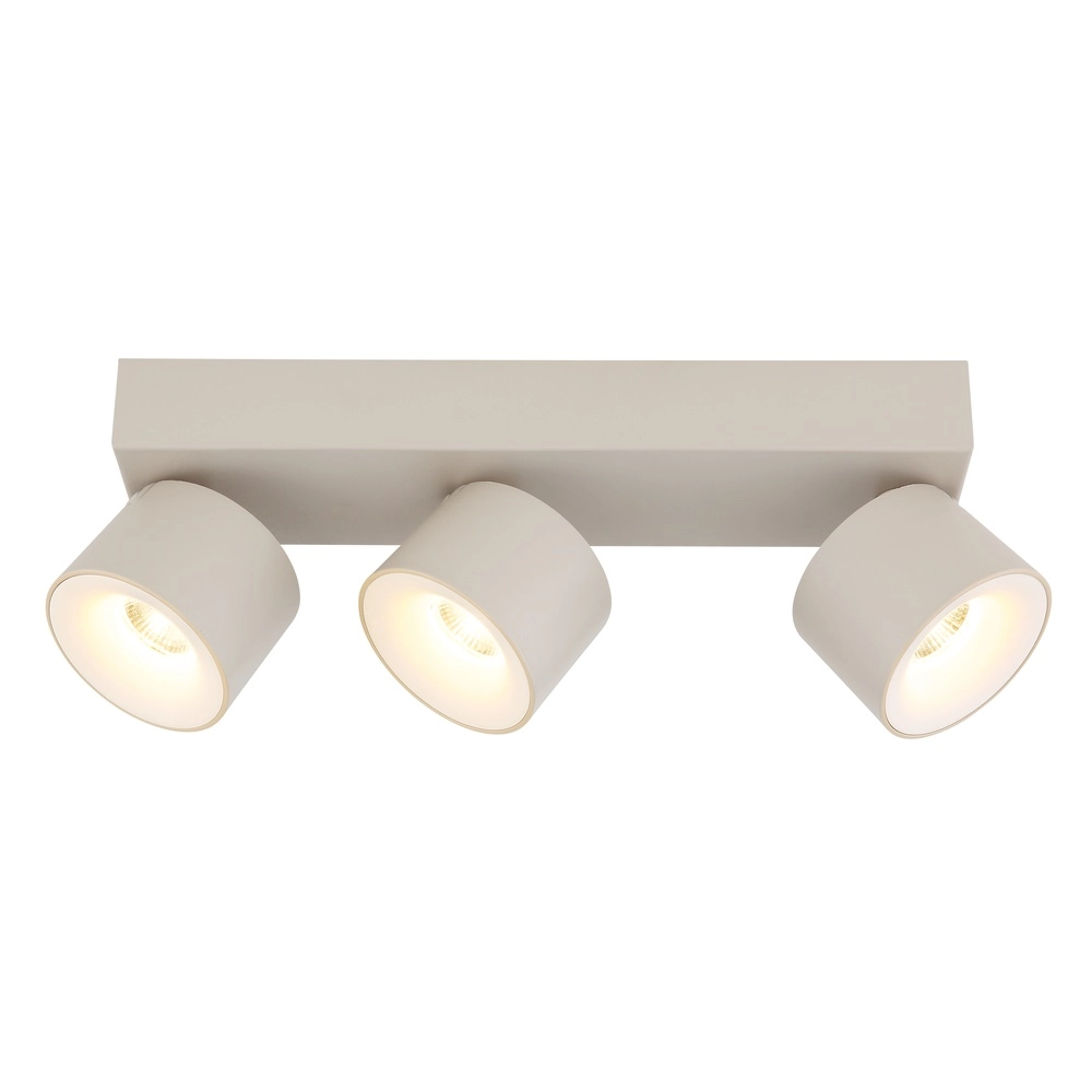 3-light ceiling spotlight Rae sand brown Globo 9007371566877