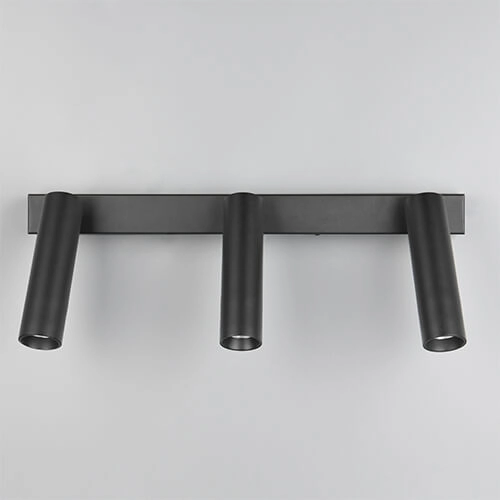 Slim ceiling spotlight Ambala 3x LED - Black Trio 4017807612646