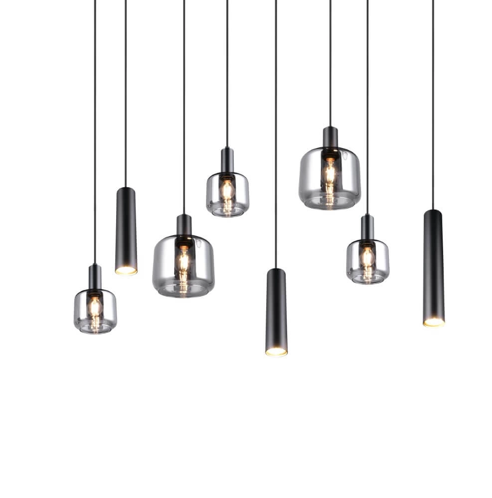 Dining table pendant lamp Mataro with pendants Trio 4017807612929