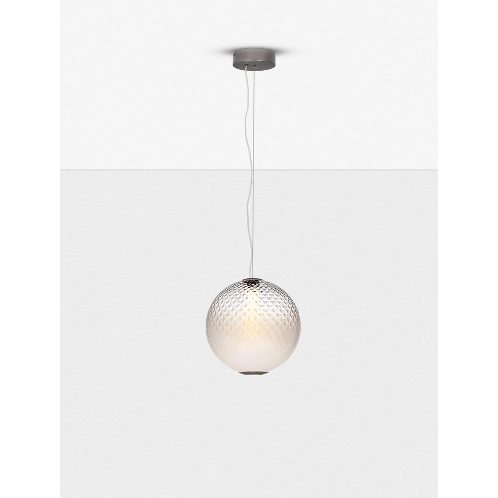 Pendant lamp Aora convex opal glass Lyora 5212017483805