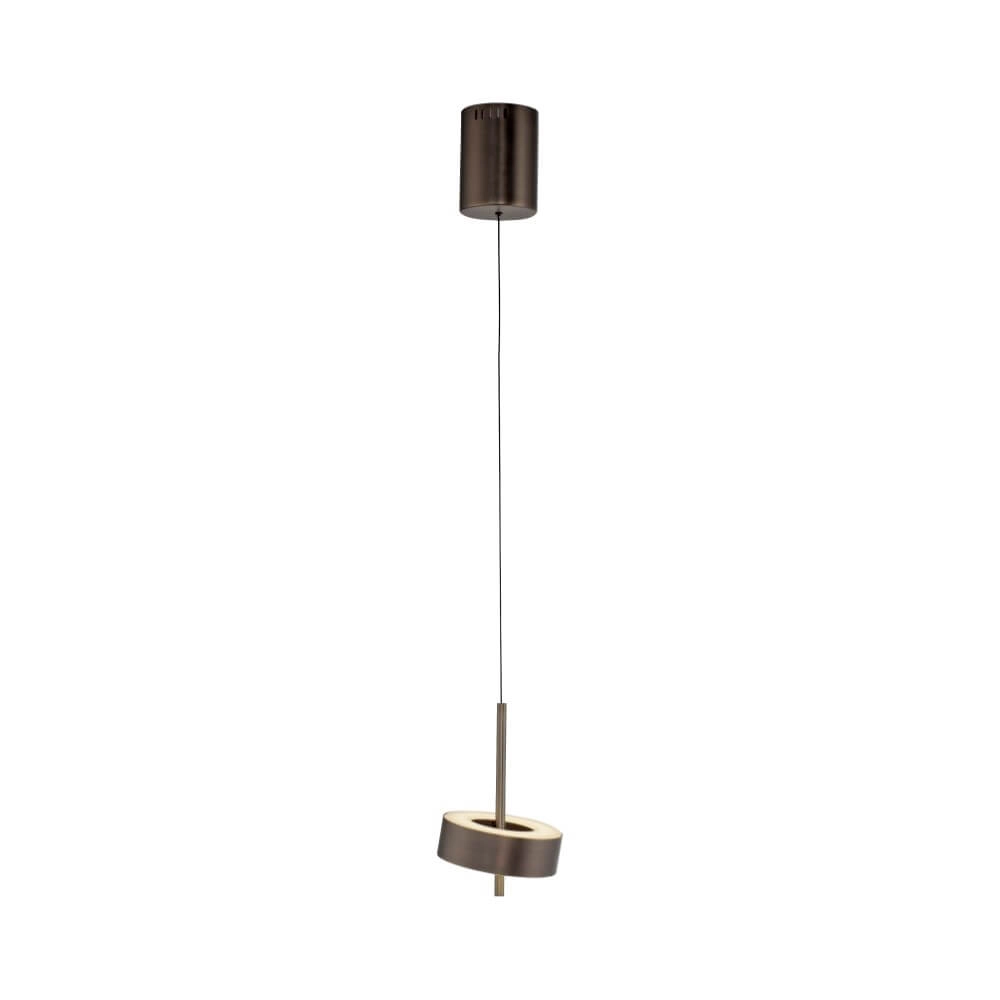Pendant lamp Q-Rotate Brown Modern Paul Neuhaus 4012248383131