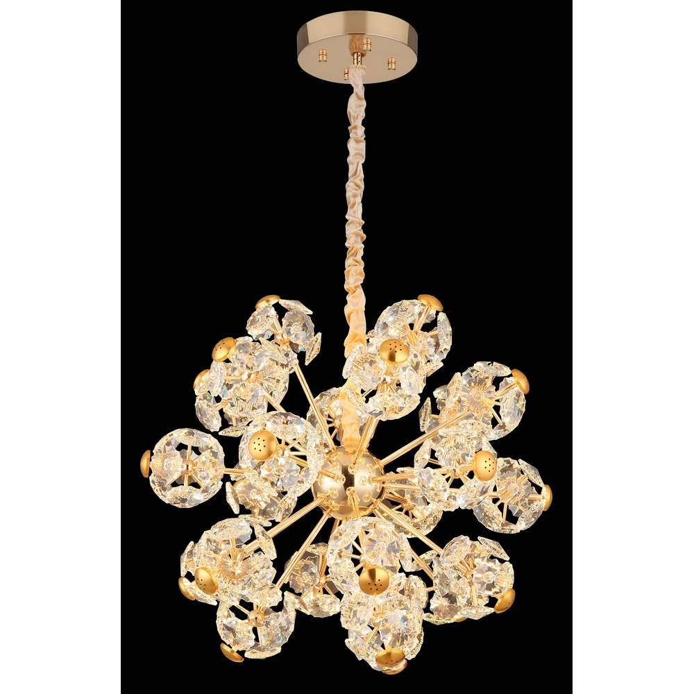 Pendant lamp Floriella gold Ø 65cm Globo 9007371513550