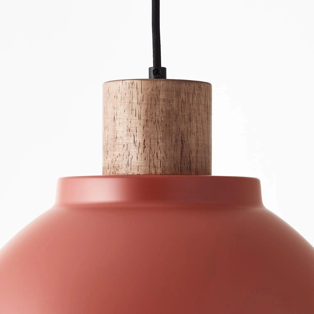 Pendant lamp Erena Ø 38cm red Brilliant 4004353413063