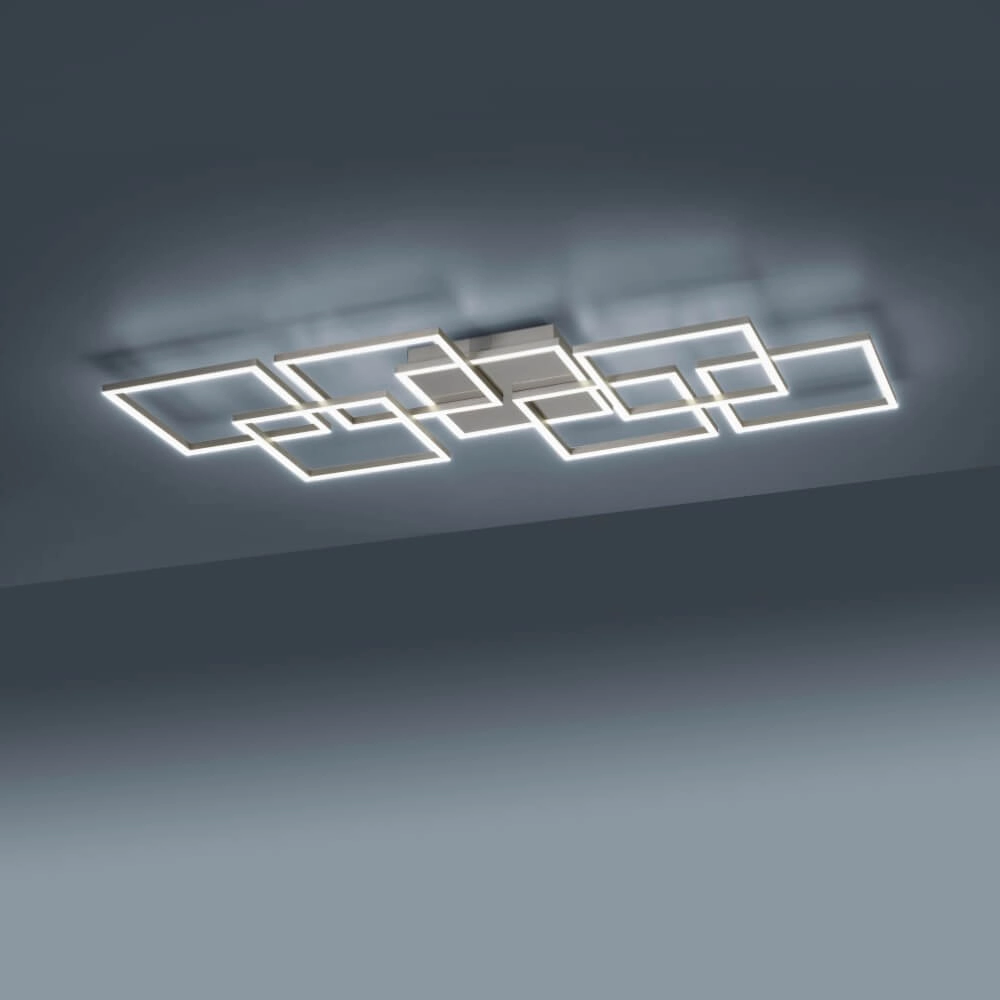 Modern ceiling lamp Q-Inigo rectangular Paul Neuhaus 4012248358092