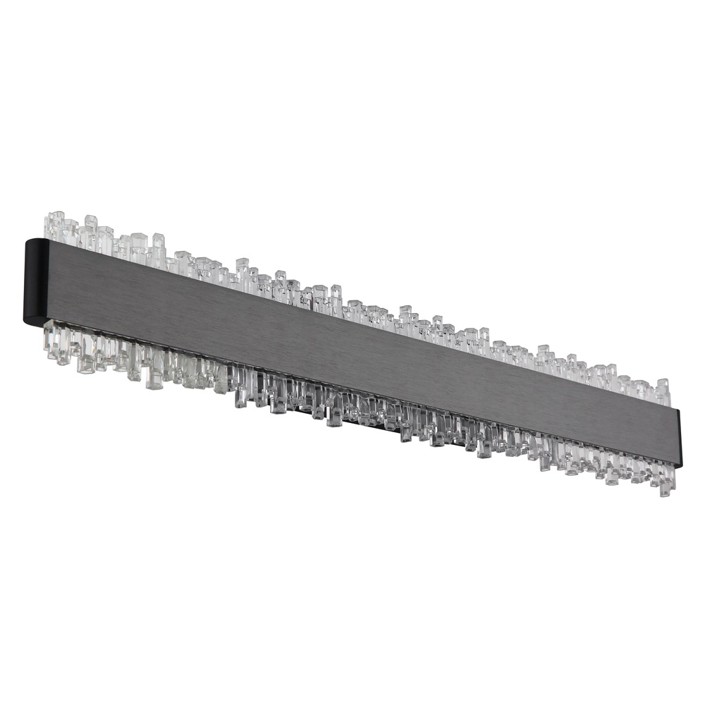 Black wall lamp Stalagmita 48cm Globo 9007371566754