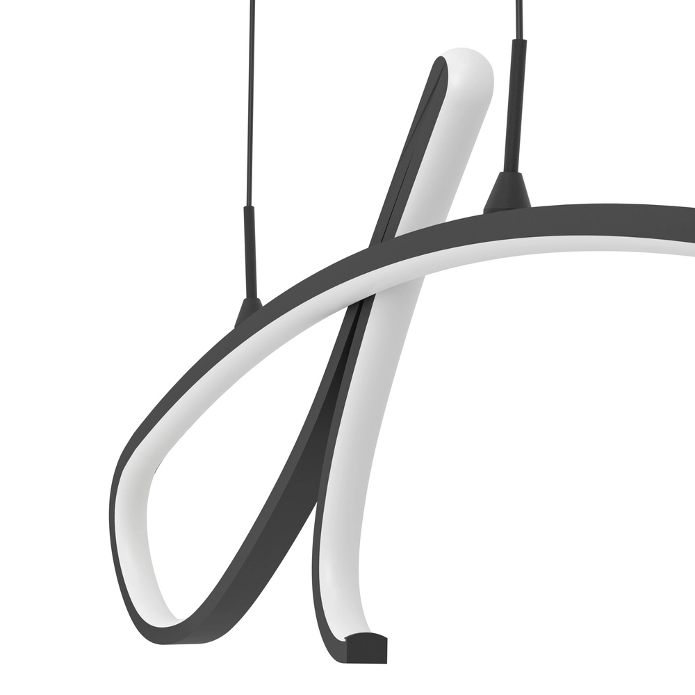 Designer LED pendant light Cardoncito Black Eglo 9008606368129