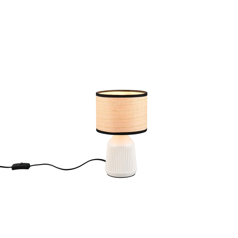Table lamp Formentera Ø 16cm white Trio 4017807692105