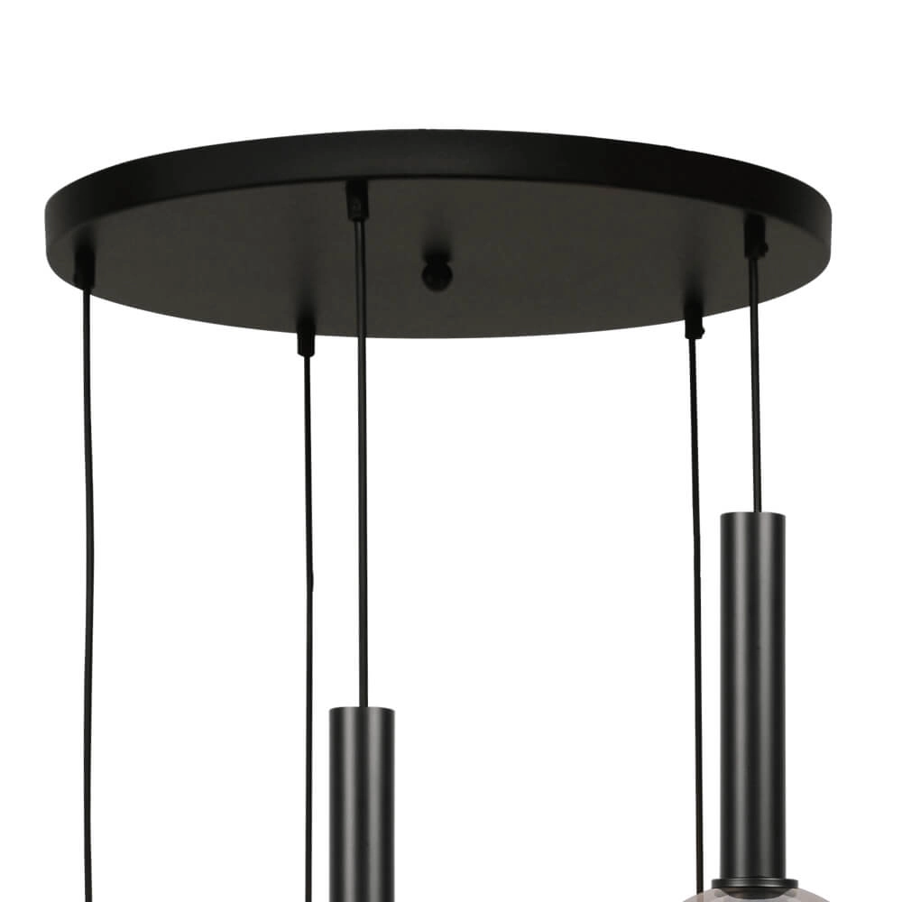Vide hanging lamp Bella 2 with smoke lenses and GU10 Masterlight 8718121340852
