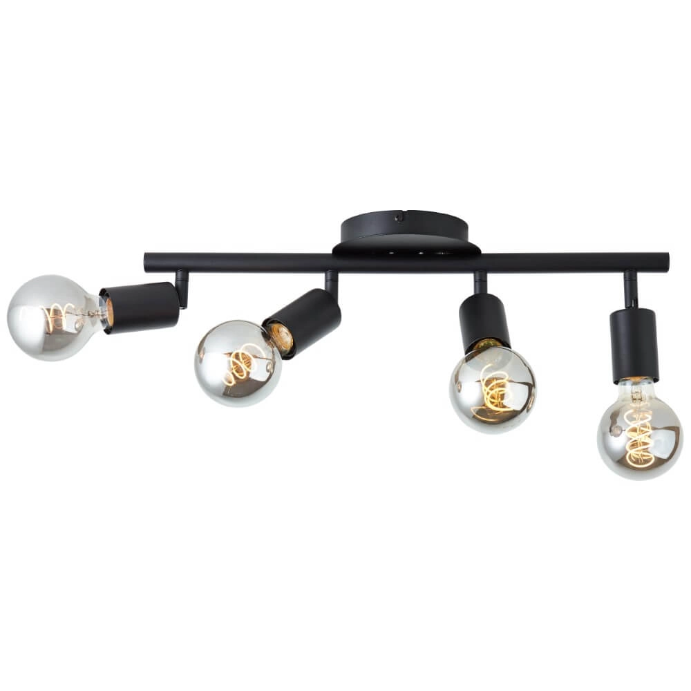 4-light ceiling lamp Tiffany black Brilliant 4004353406485