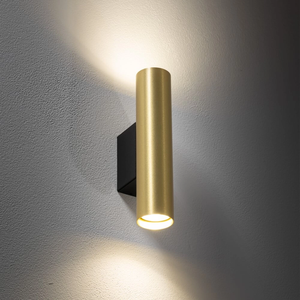 Golden wall spotlight Fourty  M up & down Lyora 5903139107549