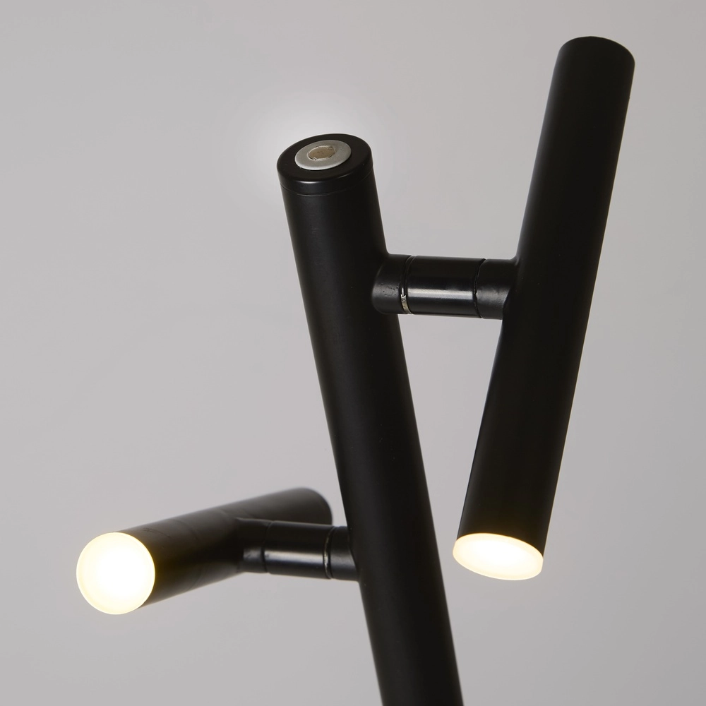 Floor lamp Rechargeable black 2-lights Searchlight 5053423298856