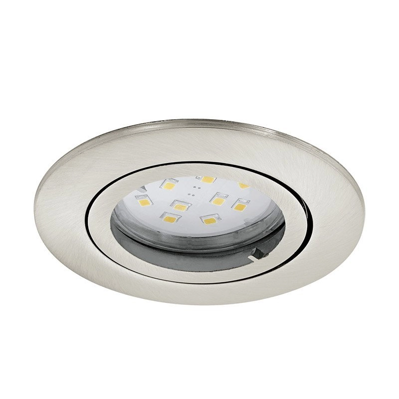 Recessed spotlight Tedo 8cm nickel matt