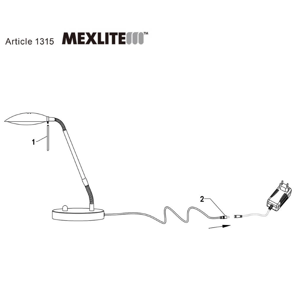 Desk lamp Mexlite Steinhauer 8712746122398