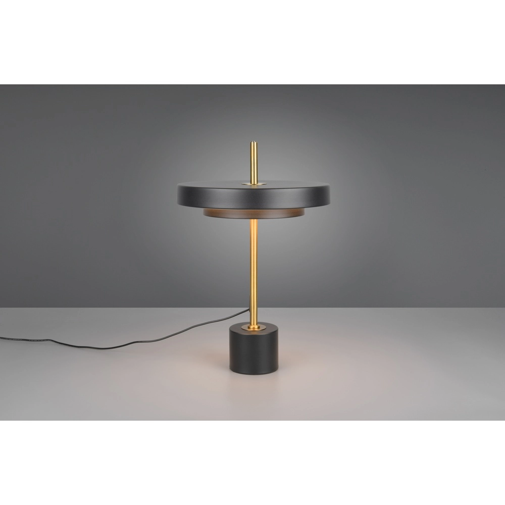 Design table lamp Keaton black with gold