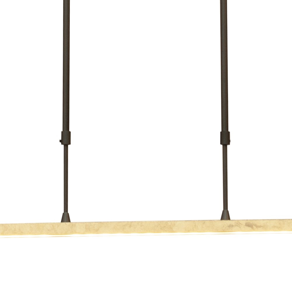 Black hanging lamp Real 2 130cm with gold Masterlight 8718121220444