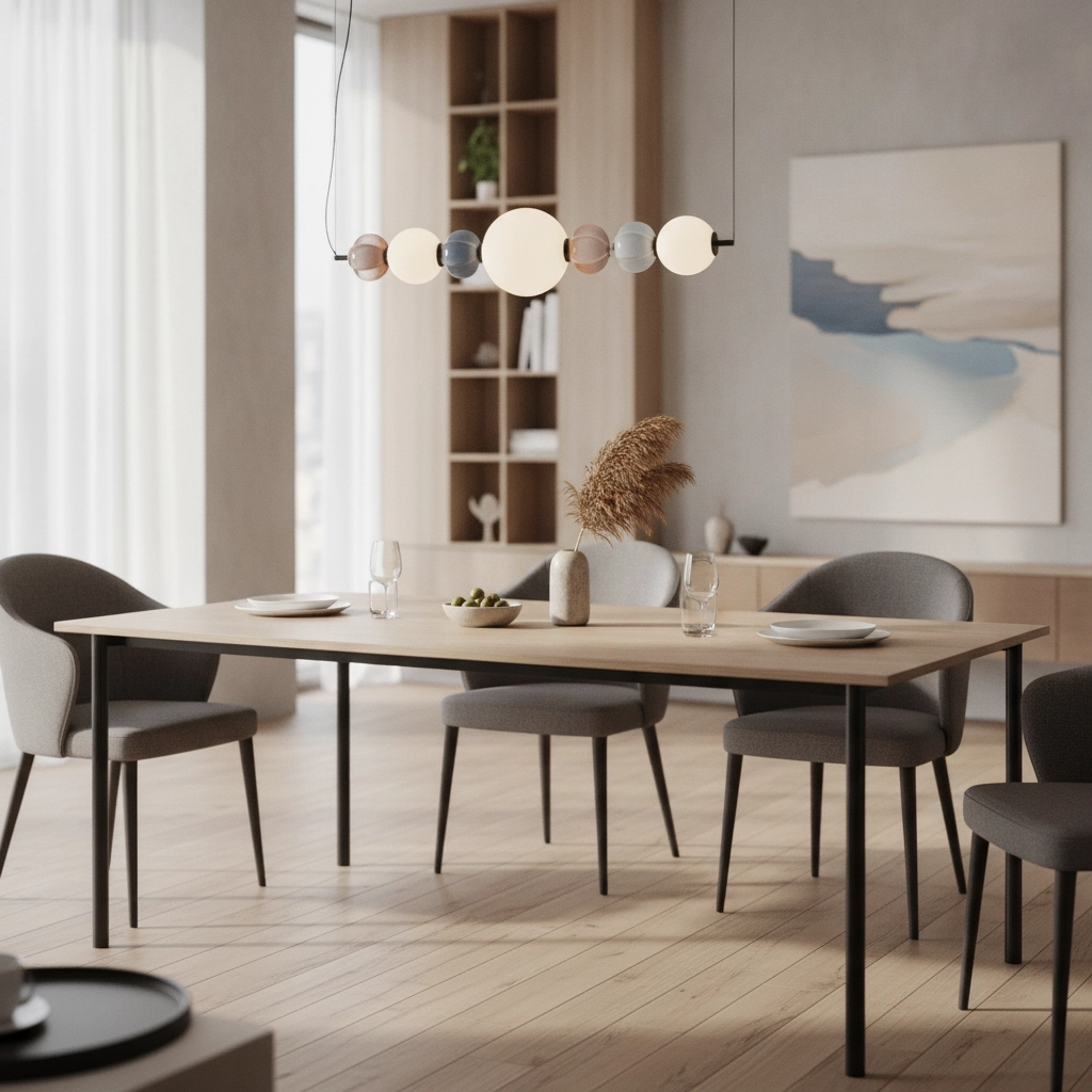 Unique pendant lamp Dazz horizontal multiple colors
