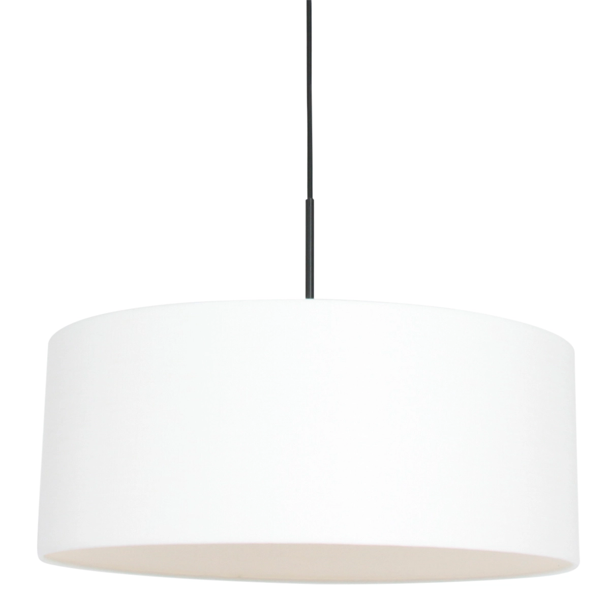 Hanging lamp Sparkled Ø 50cm linen white