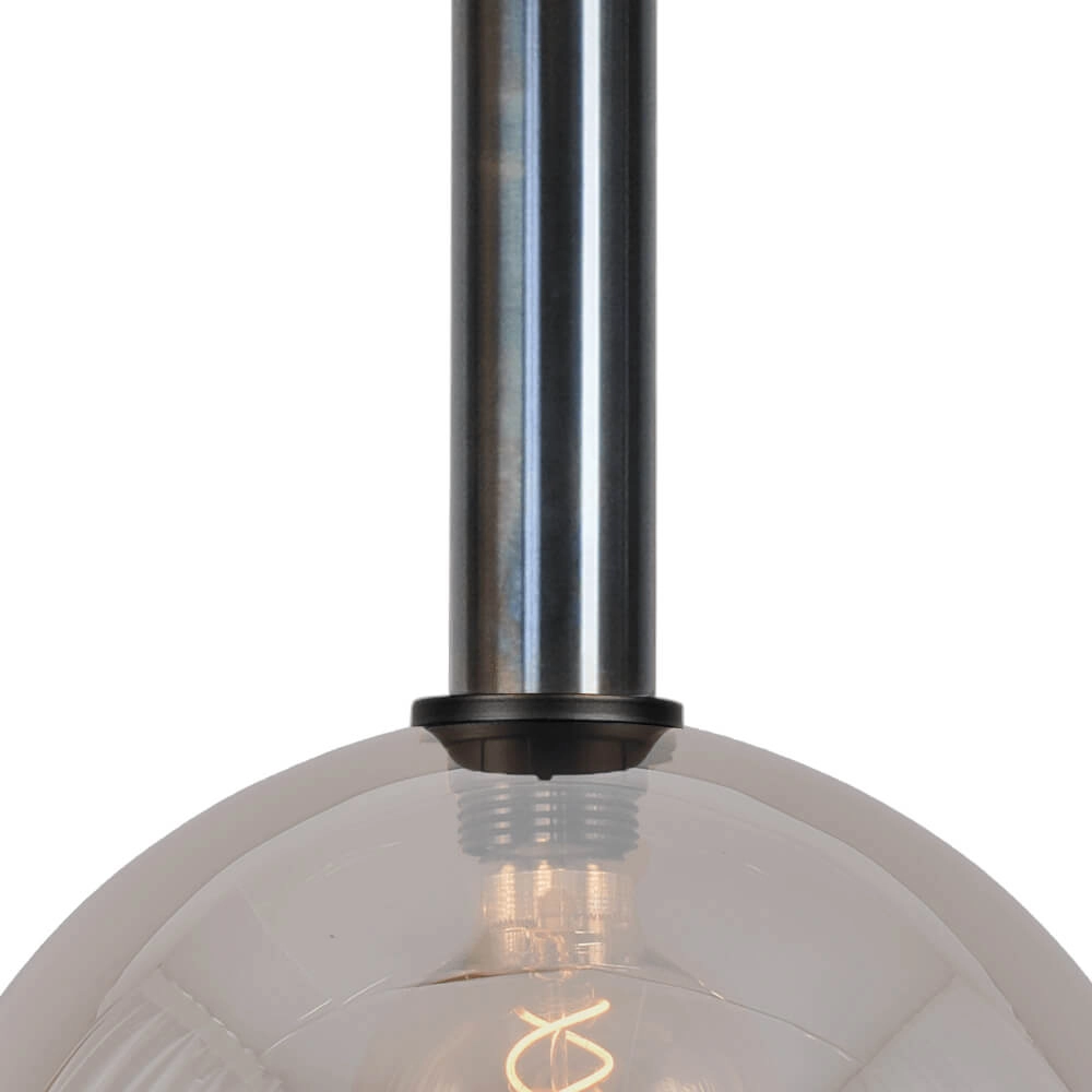 Hanging lamp Ø 30cm Bella 2 Dappled oil with gold glass Masterlight 8718121334189