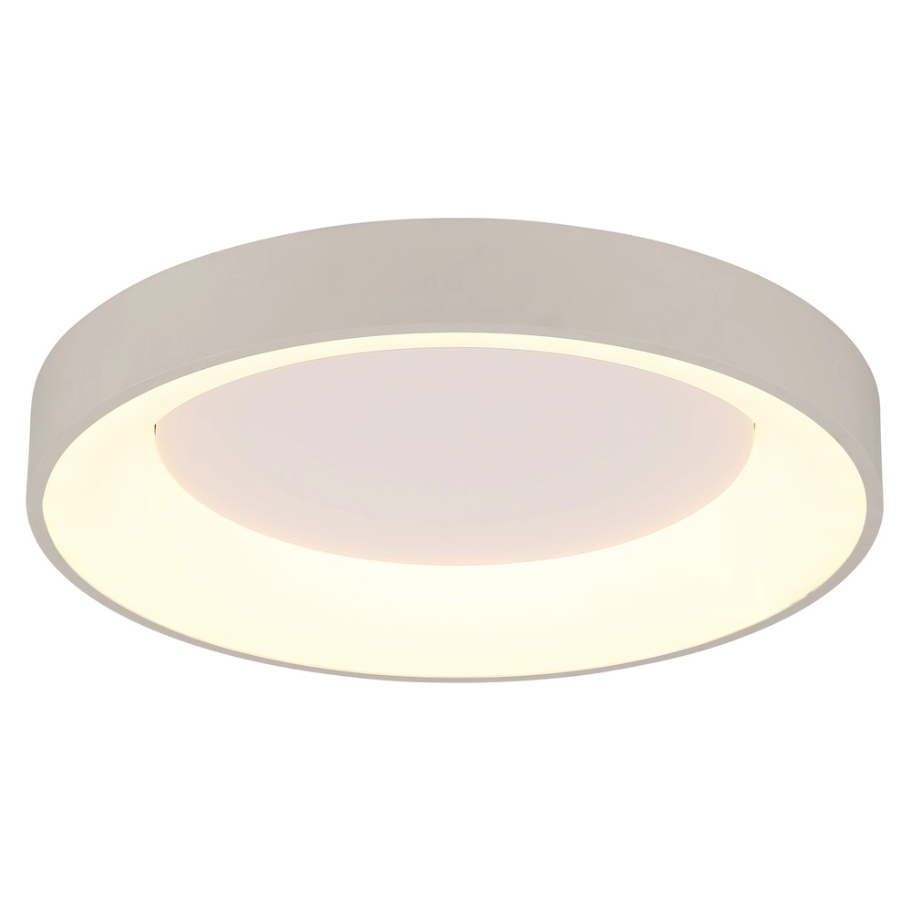 Modern ceiling lamp Gallegos sand brown Ø 50cm Globo 9007371566969