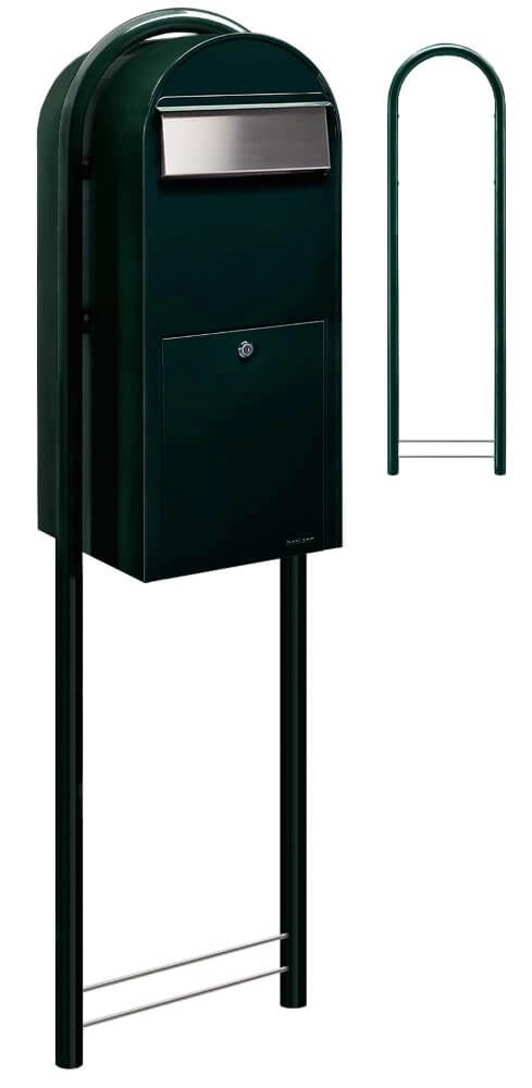 Mailbox Jumbo 6064 i Black and green Bobi 6417237026330