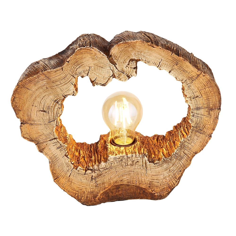 Unique table lamp Vinzenz wood Globo 9007371426706