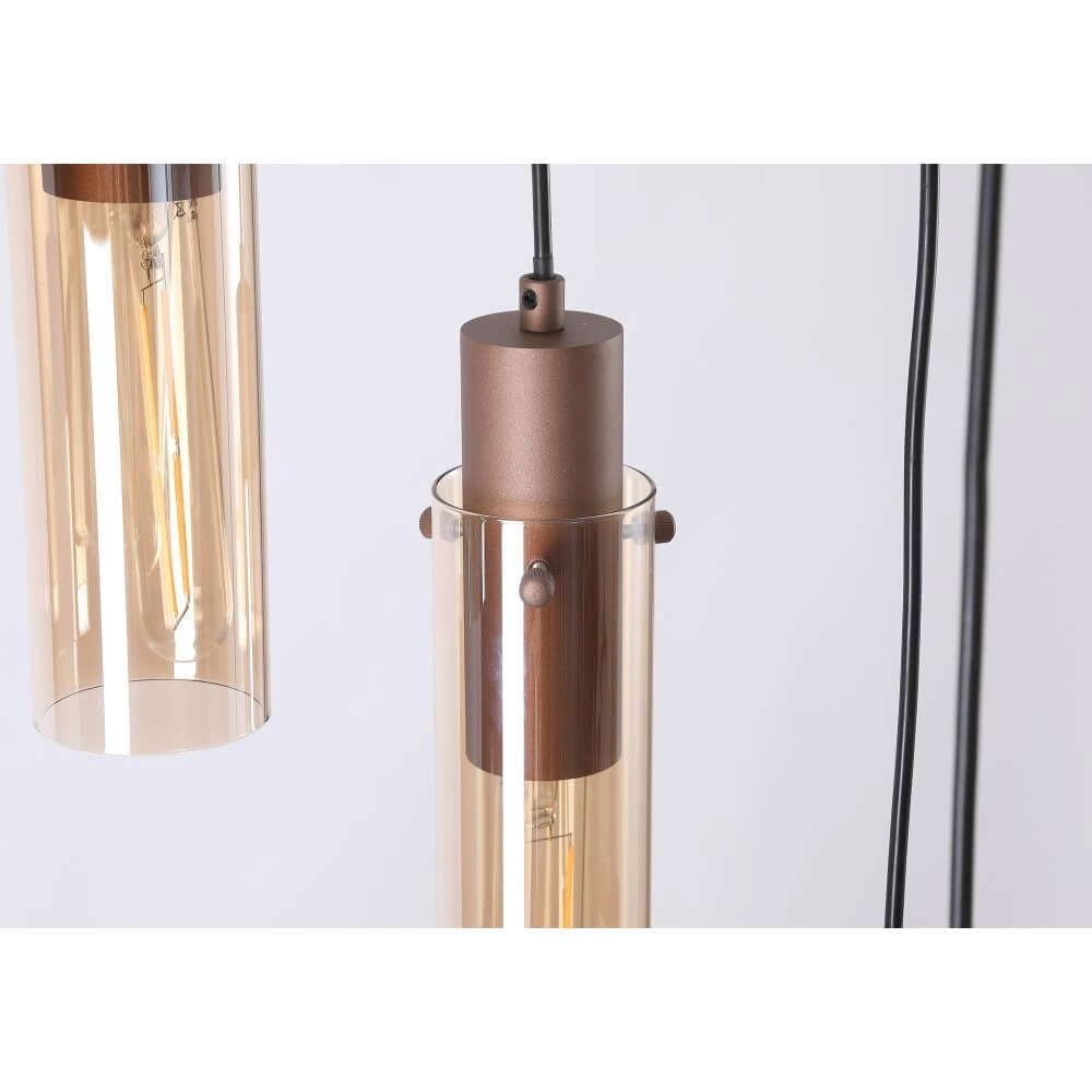 8-light vide pendant lamp Sweden II round Searchlight 5053423272061
