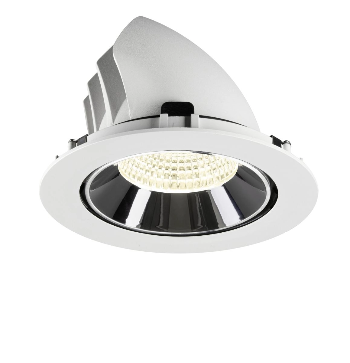 Recessed spotlight Numinos Gimble XL white/chrome 4000K - 55deg SLV 4024163308373