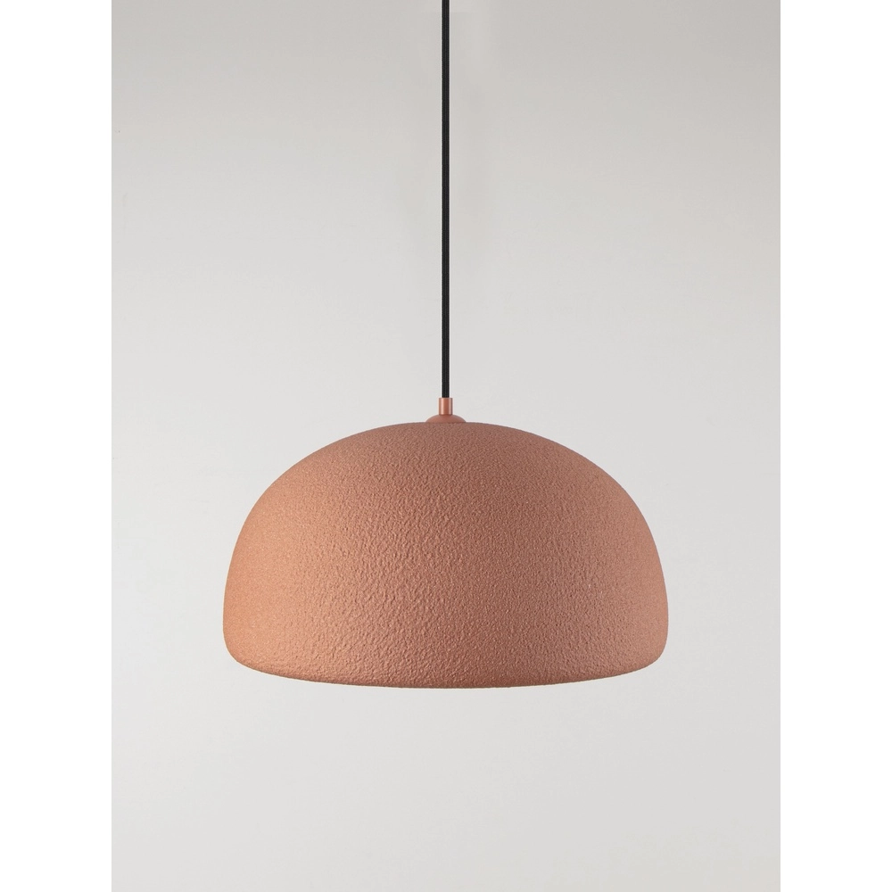 Modern pendant lamp Davo terracotta Ø 43cm Lyora 5212017495648