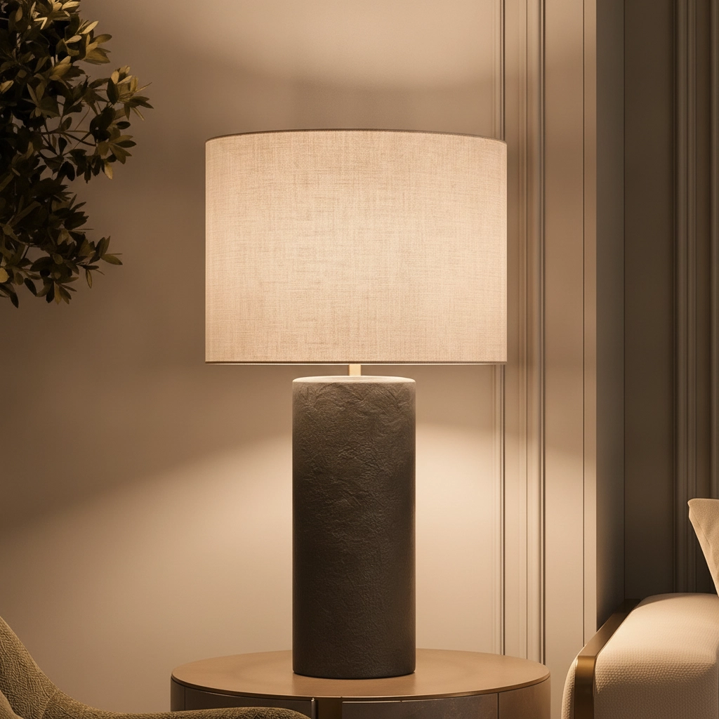 Table lamp Norr black and white