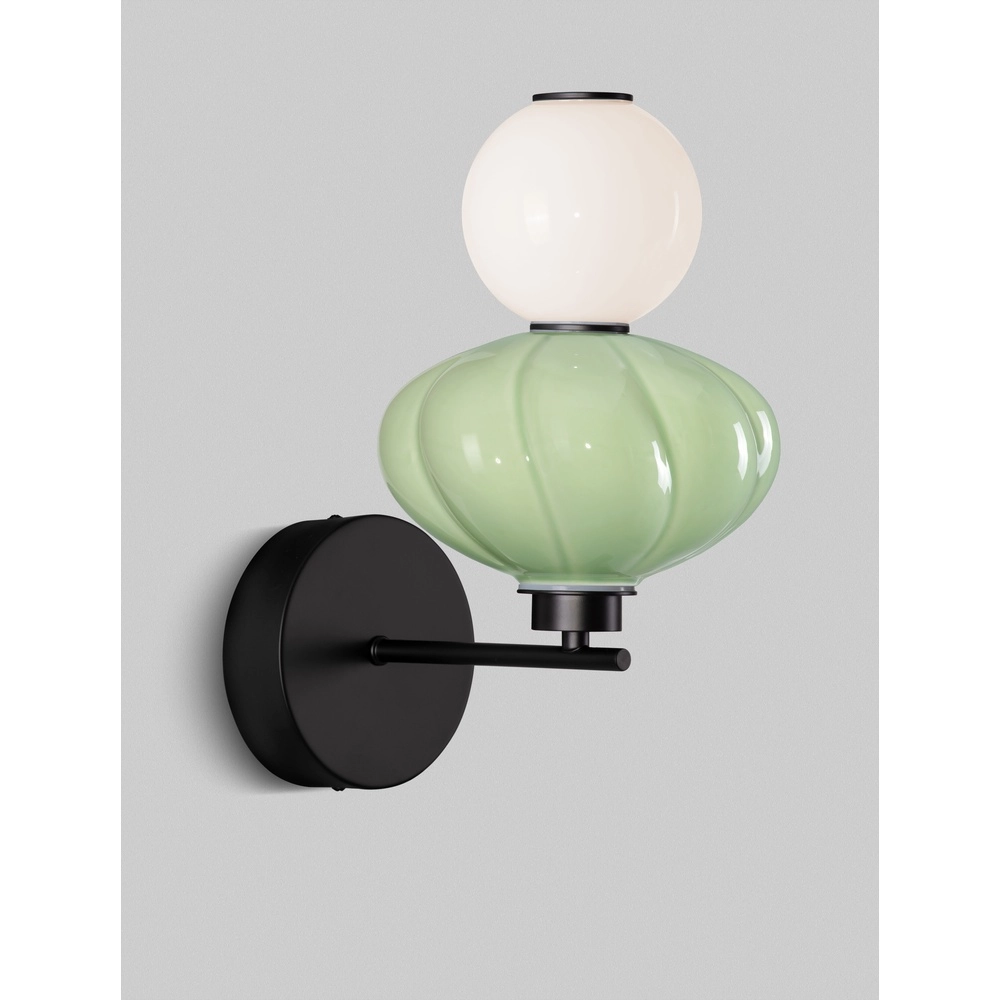 Wall lamp Oneta white - green Lyora 5212017473974