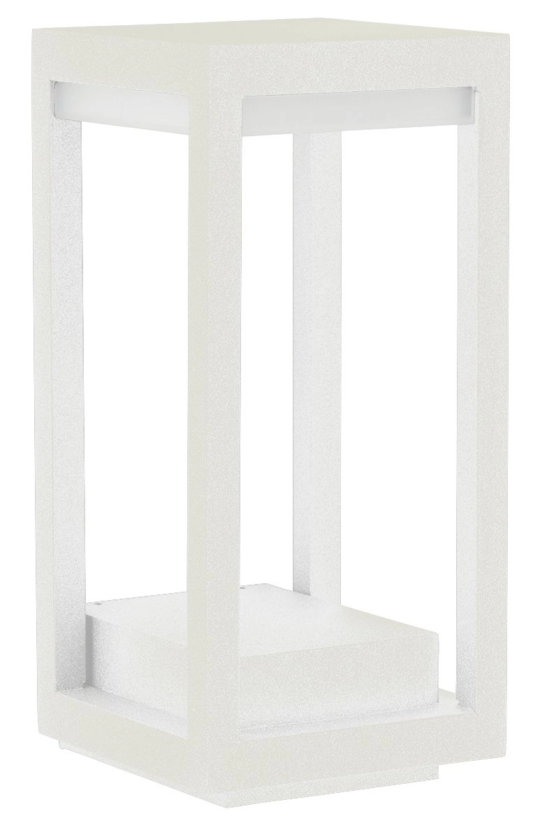 Garden lighting square Poast 30cm - white