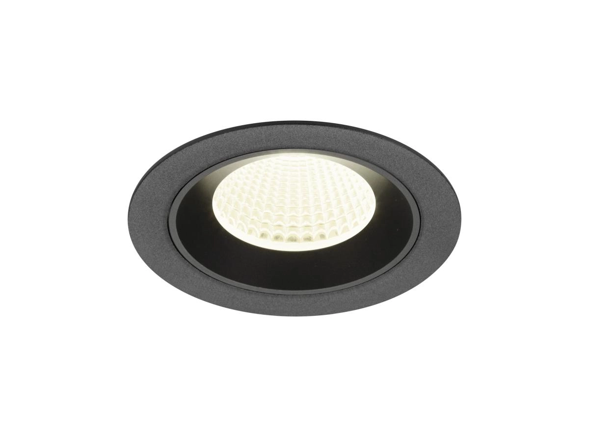 Recessed spotlight Numinos M black 4000K - 40deg