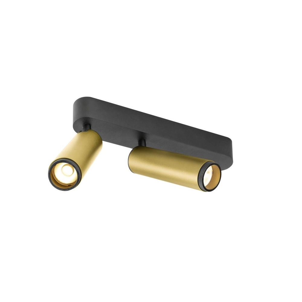 Surface-mounted spot Grip! M 2-light gold 3000K SLV 4024163304535