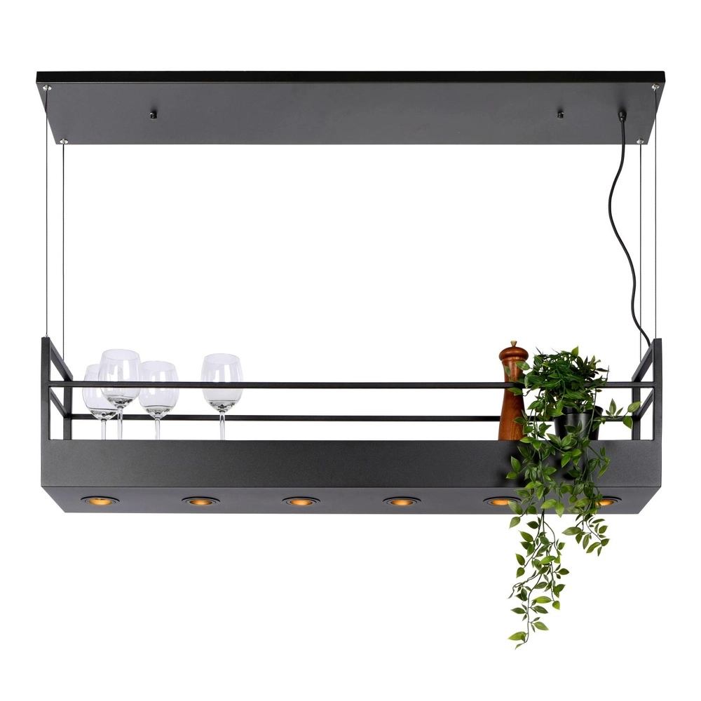 Black pendant lamp Miravelle Design Lucide 5411212211439