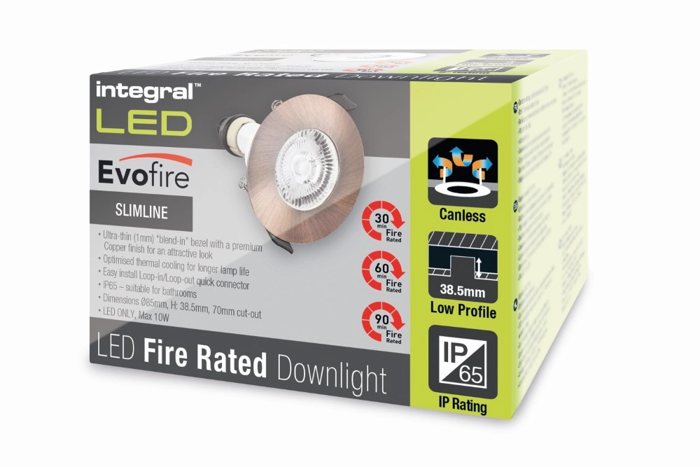 Recessed spotlight EvoFire copper Lyora 5055788268147