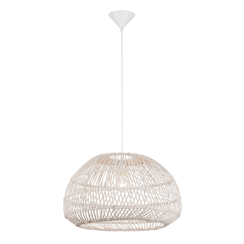 White pendant lamp Melody Ø 50.5cm Lyora 5212017416605