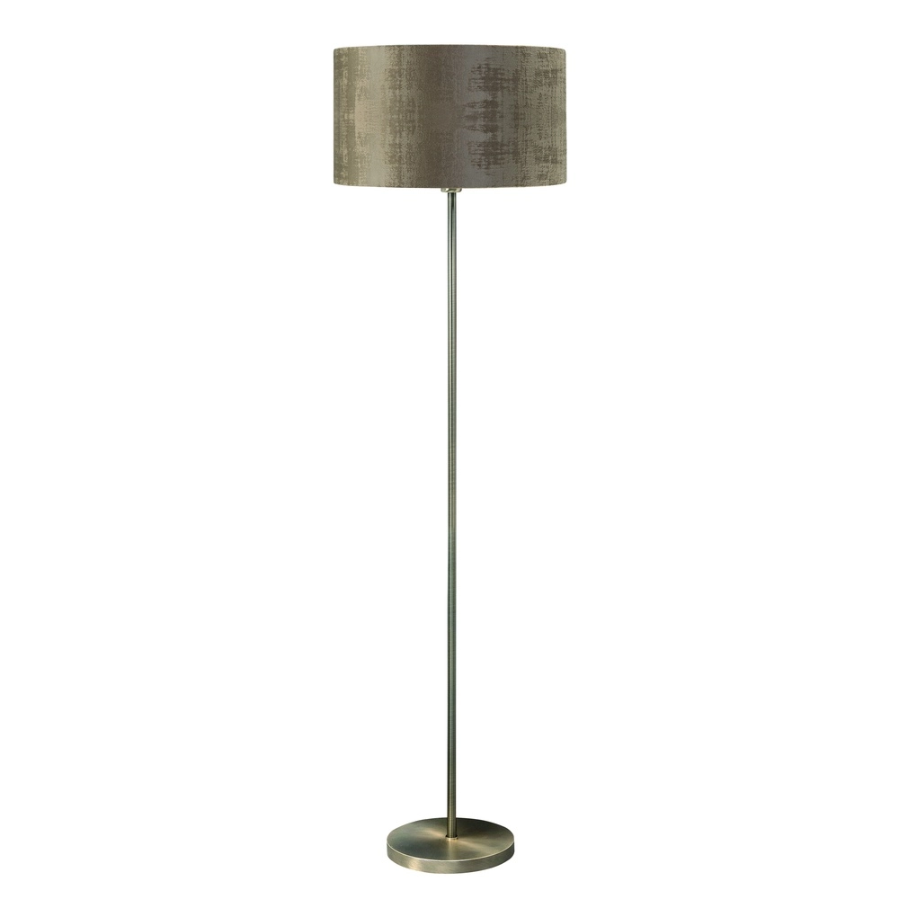 Floor lamp Project copper bronze with brown cap