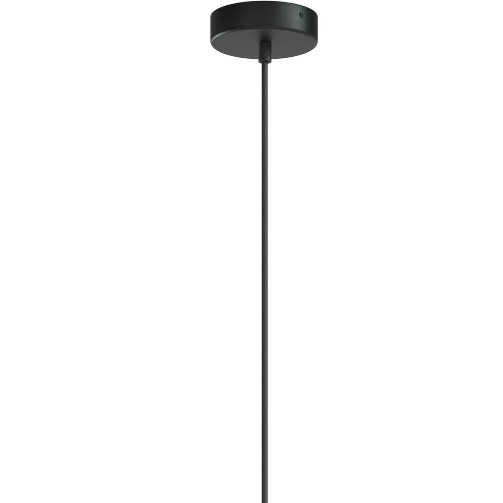 Pendant lamp Lisbourg Black with tan beige hood Masterlight