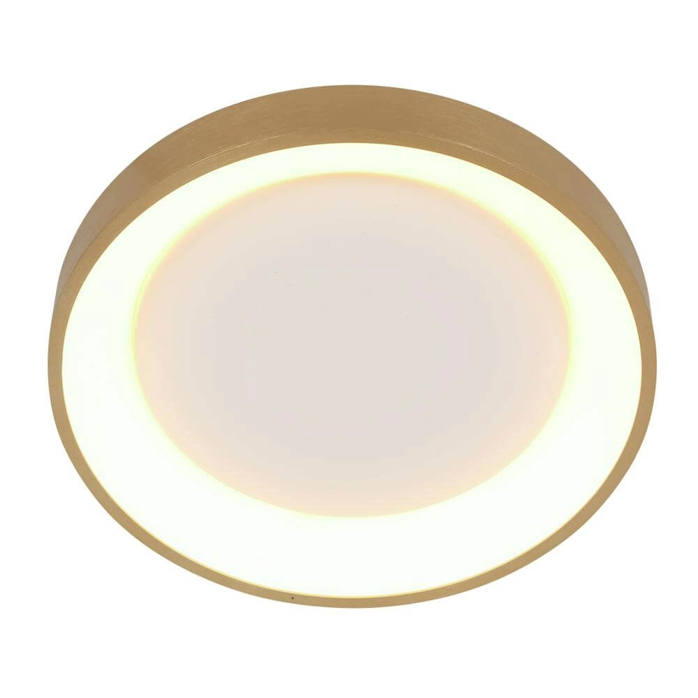 Ceiling lamp Ringlede design gold Ø 38cm Steinhauer 8712746171945
