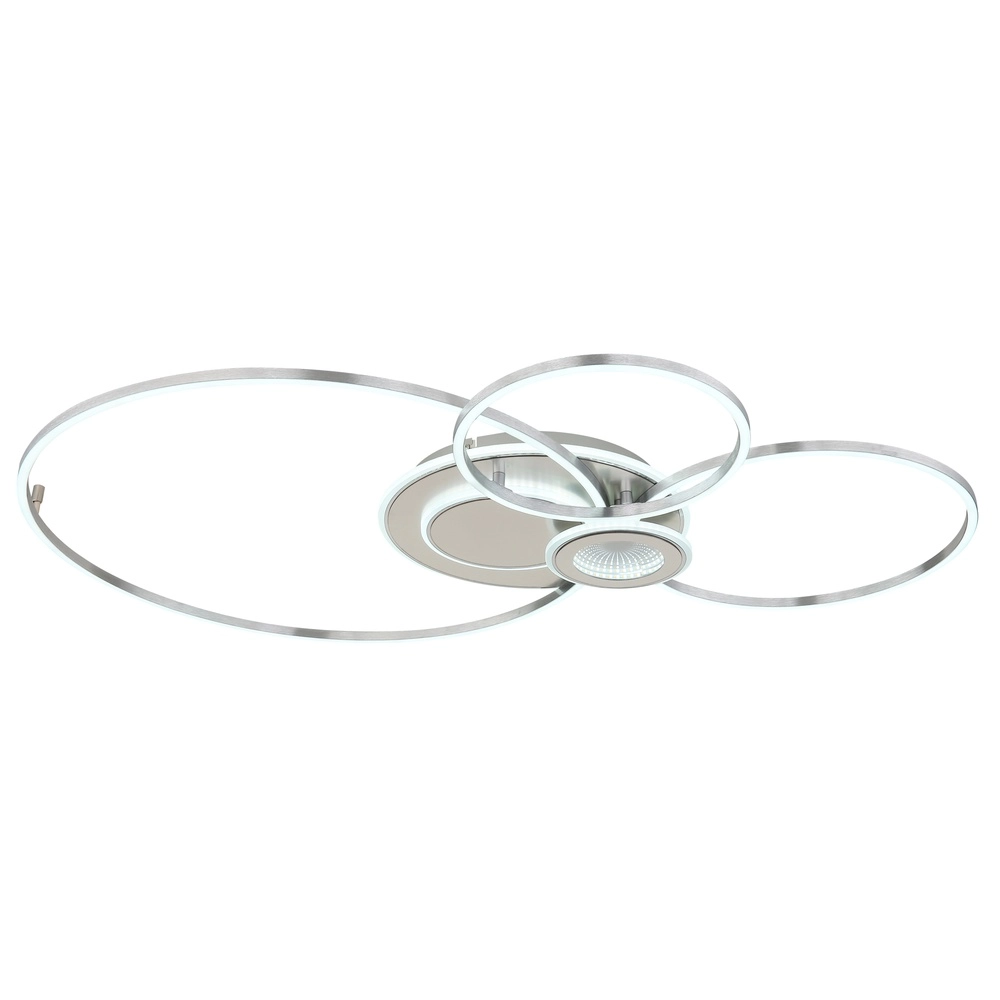 Silver Grey Ceiling Lamp Beltran Design Globo 9007371583690
