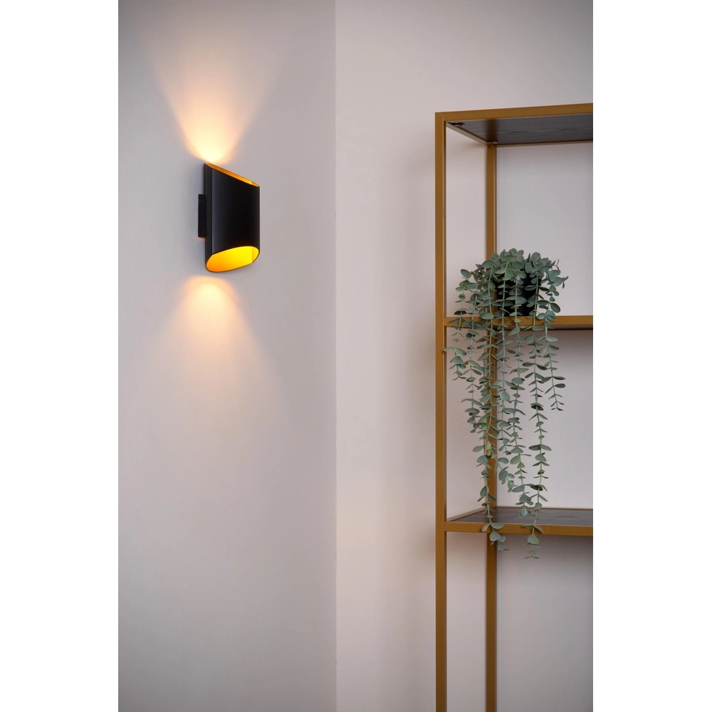 Design wall lamp Diletta Black Lucide 5411212093554