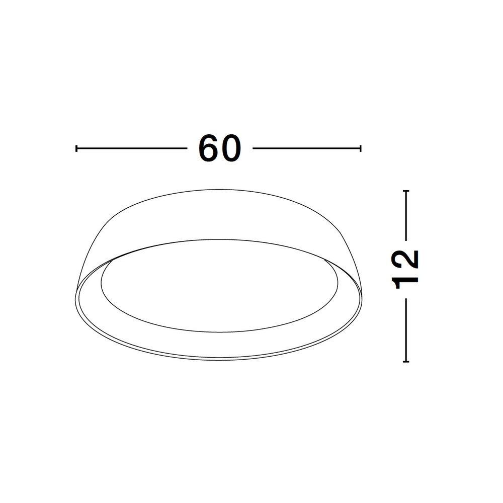Ceiling lamp Sigi  Ø 60cm white Lyora 5212017448651