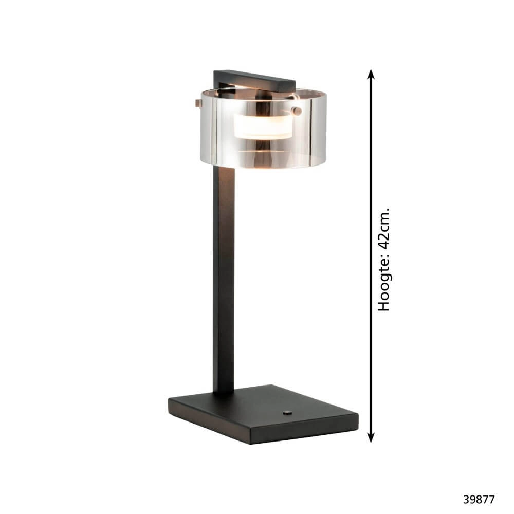 Table lamp with smoke glass Copillos Stars of Light 9002759398774