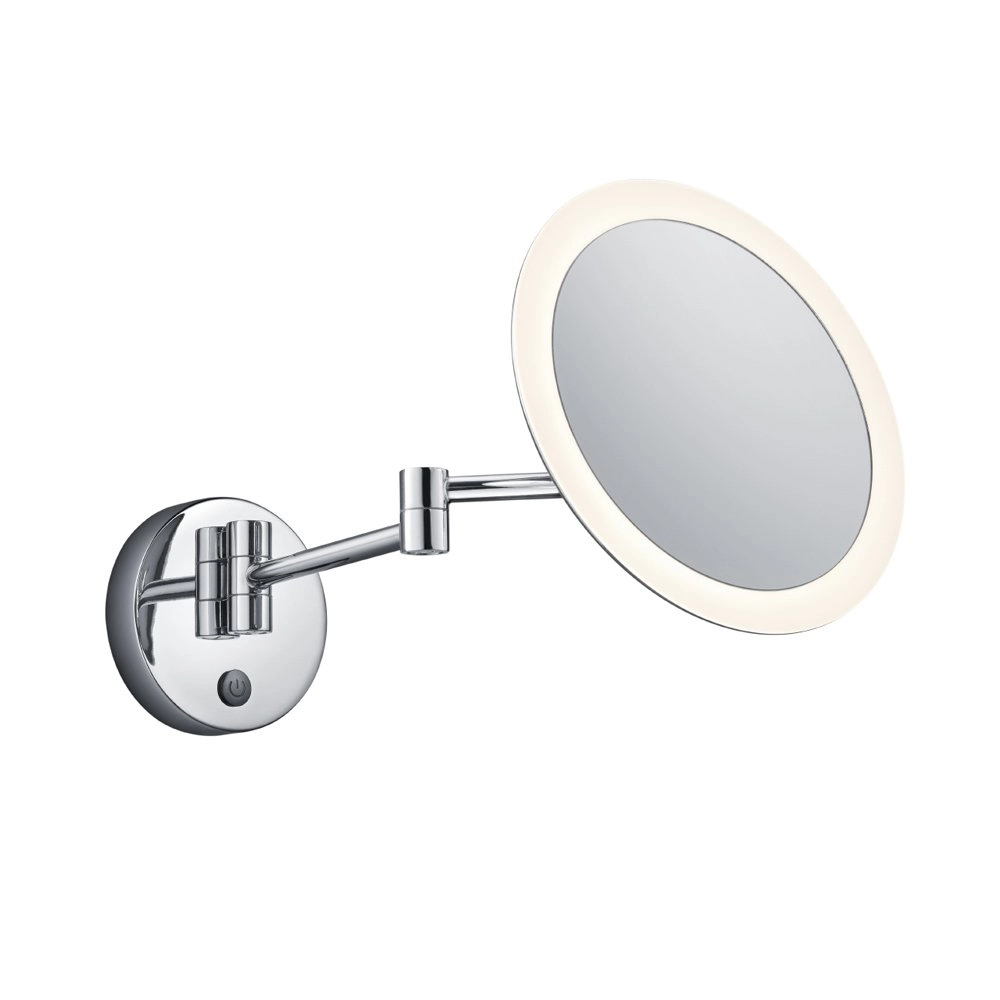 Mirror lamp View 3x Zoom 21cm round chrome
