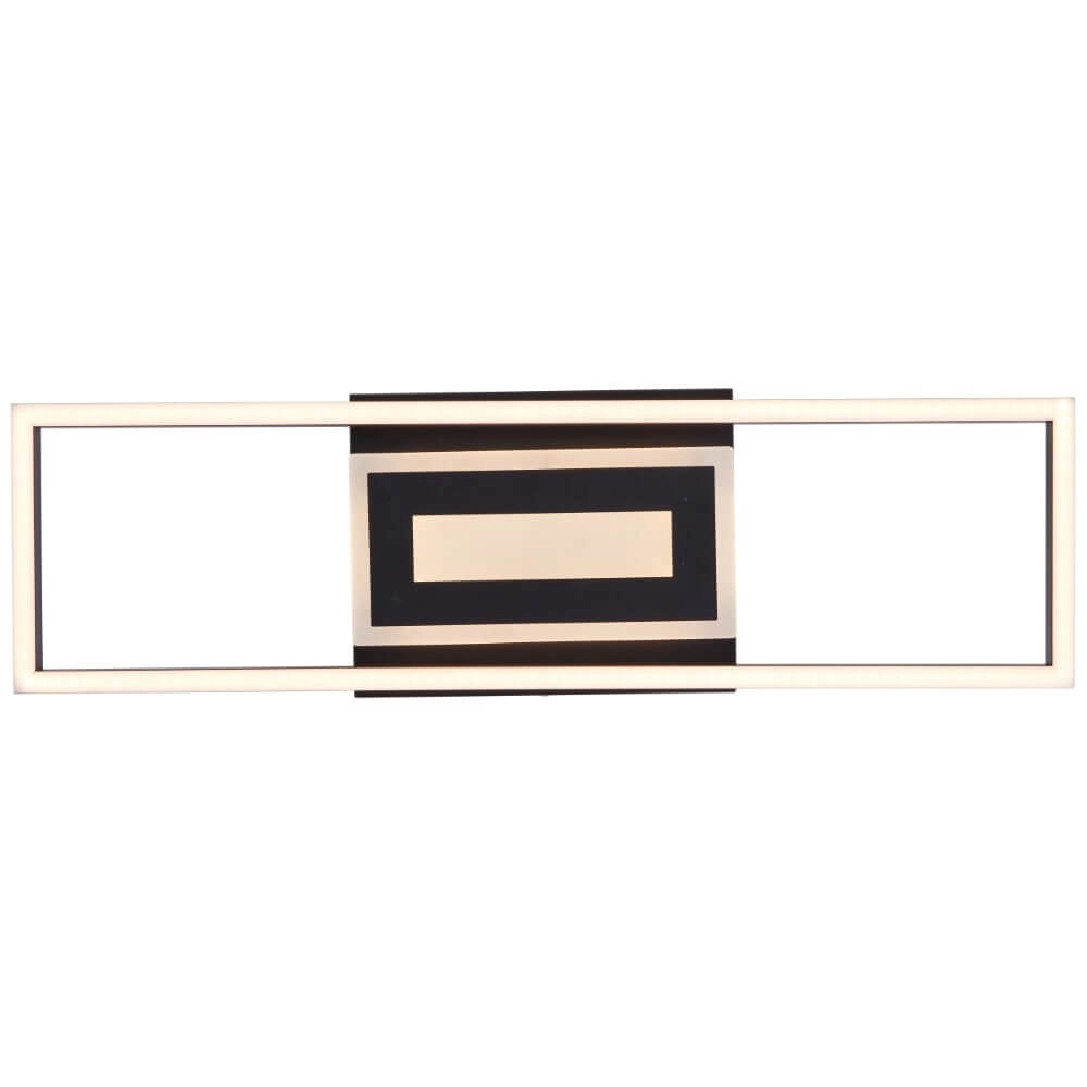 Ceiling lamp Besson Rectangular Black Brilliant 4004353420009
